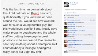 Illustration for article titled Kevin Durant Continues To Be Bad At Internet Feuds
